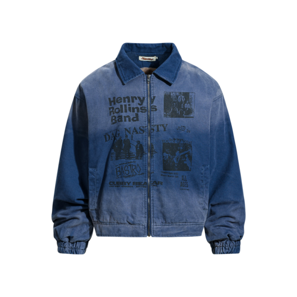 Wholesale Custom Retro Washed Fleece Lined Thickened Jacket Factory Bulk Customizable