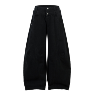 Wholesale Custom Letter Graffiti Leopard Patch Fake Layer Wide Leg Hip Hop Jeans Factory Bulk Customizable