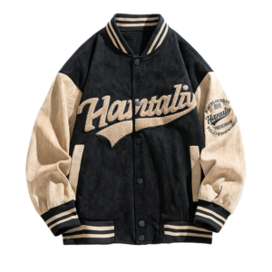 Wholesale Retro Mens Varsity Jacket Chenille Embroidery Letterman Jacket Custom Contrast Sleeve Baseball Bomber Jacket Streetwear Factory Bulk